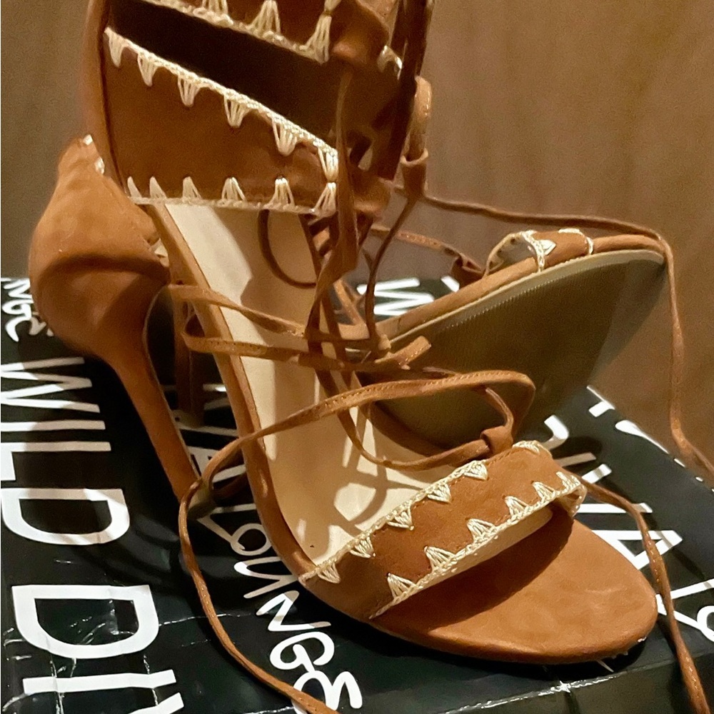 Suede heels